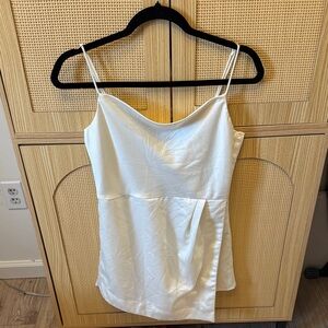 Princess Polly Elegant Cream Mini Dress